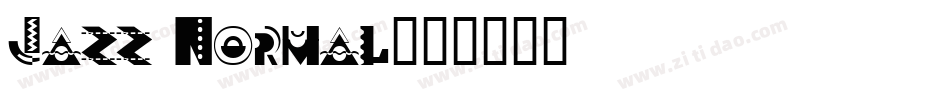 Jazz Normal字体转换